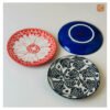 VIETNAM HANDICRAFT CARVING CERAMIC ROUND SAUCER FOR BOWL D15