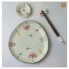 VIETNAM HAND-PAINTED CERAMIC - SLAY TRIANGLE IN DRAGONFLY