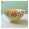 VIETNAM HAND-PAINTED CERAMIC - HIGH NOODLES BOWL IN RED FLOWERS 5 VIETNAM HAND-PAINTED CERAMIC - HIGH NOODLES BOWL IN RED FLOWERS - Ảnh 2
