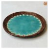 VIETNAM HANDMADE CERAMIC & BAMBOO PLATE D25 - Ảnh 6