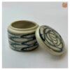 VIETNAM CERAMIC SPICY BOX IN FISH PATTERN