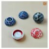 VIETNAM HANDICRAFT CARVING CERAMIC RING BOX 007 6 Ceramic cups handmade