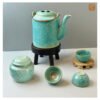 VIETNAM HANDICRAFT CERAMIC TEA SET IN GREEN MIST 007 6 Best Shopping in Hoi An