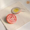 VIETNAM HANDICRAFT SILVER & CERAMIC EARRINGS - RED RADIANT REVERIE 9 VIETNAM HANDICRAFT SILVER & CERAMIC EARRINGS - RED RADIANT REVERIE - Ảnh 5