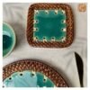 VIETNAM CERAMIC & BAMBOO COASTER