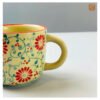VIETNAM CERAMIC FLOWER PATTERN CUP 5 VIETNAM CERAMIC FLOWER PATTERN CUP - Ảnh 2
