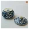 VIETNAM CERAMIC SUGAR BOX IN BLUE CLIMBING PATTERN 5 VIETNAM CERAMIC SUGAR BOX IN BLUE CLIMBING PATTERN - Ảnh 3