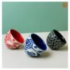 VIETNAM HANDICRAFT CARVING CERAMIC SAKE CUP - Ảnh 3