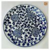VIETNAM HANDICRAFT CARVING CERAMIC ROUND PLATE D27 8 Best Shopping in Hoi An
