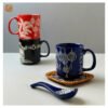 VIETNAM CARVING CERAMIC - HOI AN DESIGN PATTERN CUP 5 ceramic cups handmade