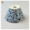 VIETNAM HAND-PAINTED CERAMIC - BOWL WITH HOLE IN BLUE FLOWERS 5 VIETNAM HAND-PAINTED CERAMIC - BOWL WITH HOLE IN BLUE FLOWERS - Ảnh 2