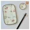 VIETNAM HAND-PAINTED CERAMIC - SLAY RECTANGLE PLATE IN DRAGONFLY PATTERN 8 VIETNAM HAND-PAINTED CERAMIC - SLAY RECTANGLE PLATE IN DRAGONFLY PATTERN - Ảnh 3