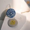 VIETNAM HANDICRAFT SILVER & CERAMIC EARRINGS - BLUE RADIANT REVERIE 8 VIETNAM HANDICRAFT SILVER & CERAMIC EARRINGS - BLUE RADIANT REVERIE - Ảnh 4
