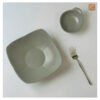 VIETNAM HANDMADE CERAMIC SQUARE BOWL 009 8 VIETNAM HANDMADE CERAMIC SQUARE BOWL 009 - Ảnh 4