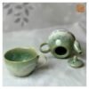 VIETNAM HANDICRAFT CERAMIC POT & CUP SET 009 12 Ceramic Handicraft Items