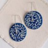 VIETNAM HANDICRAFT SILVER & CERAMIC EARRINGS - BLUE RADIANT REVERIE 9 VIETNAM HANDICRAFT SILVER & CERAMIC EARRINGS - BLUE RADIANT REVERIE - Ảnh 5