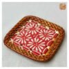 VIETNAM CARVING CERAMIC & BAMBOO SQUARE COASTER - Ảnh 5