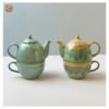 VIETNAM HANDICRAFT CERAMIC POT & CUP SET 009 14 Handmade Ceramic Store in Hoi An
