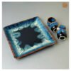 VIETNAM HANDICRAFT CERAMIC SQUARE PLATE D20 11 Gift Shop in Hoi An