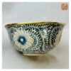 VIETNAM HANDICRAFT CERAMIC & BRASS HIGH SALAD BOWL
