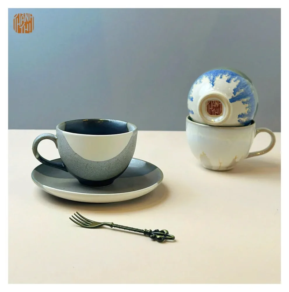 15. VIETNAM HANDMADE CERAMIC LATTE ART CUP 8