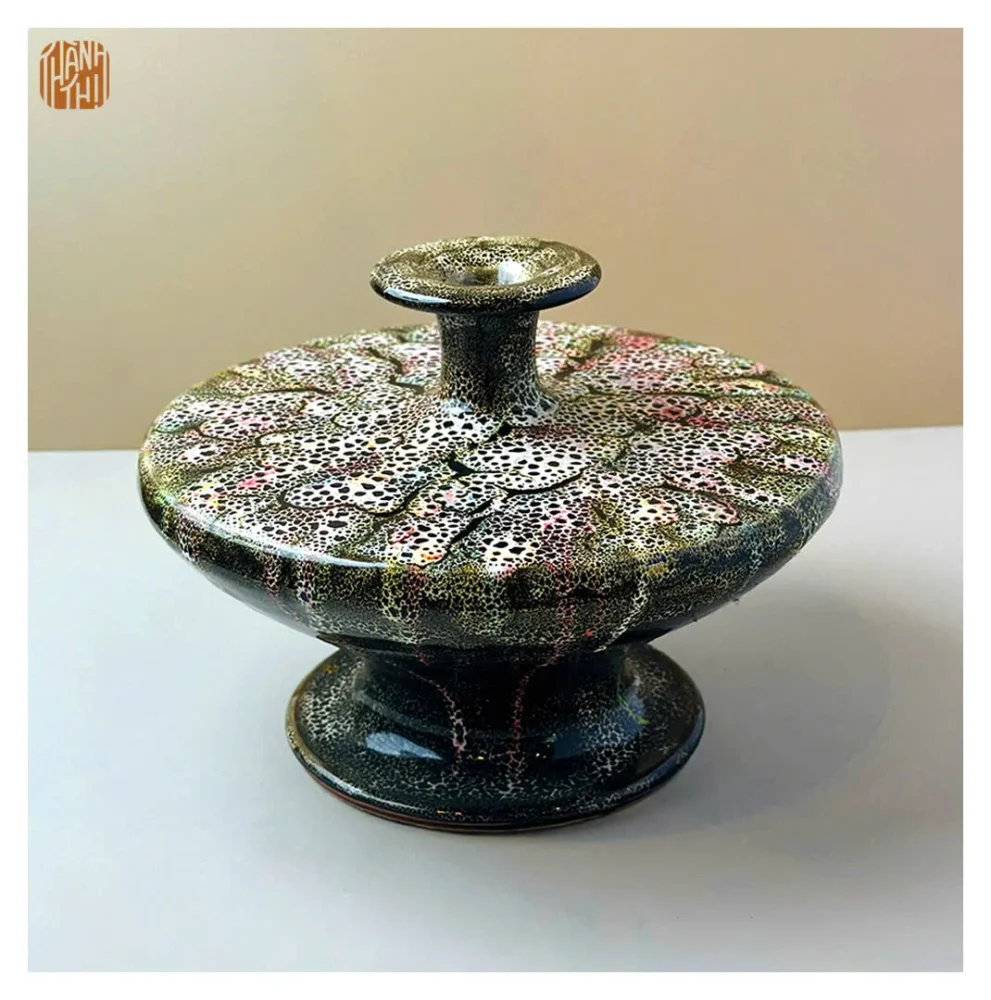 4. VIETNAM HANDICRAFT CERAMIC VASE LUXUXY FOR HOME DECORATION 004 325